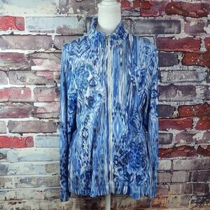 Zenergy By Chico's "Carina" Zip Front Cardigan Sweater